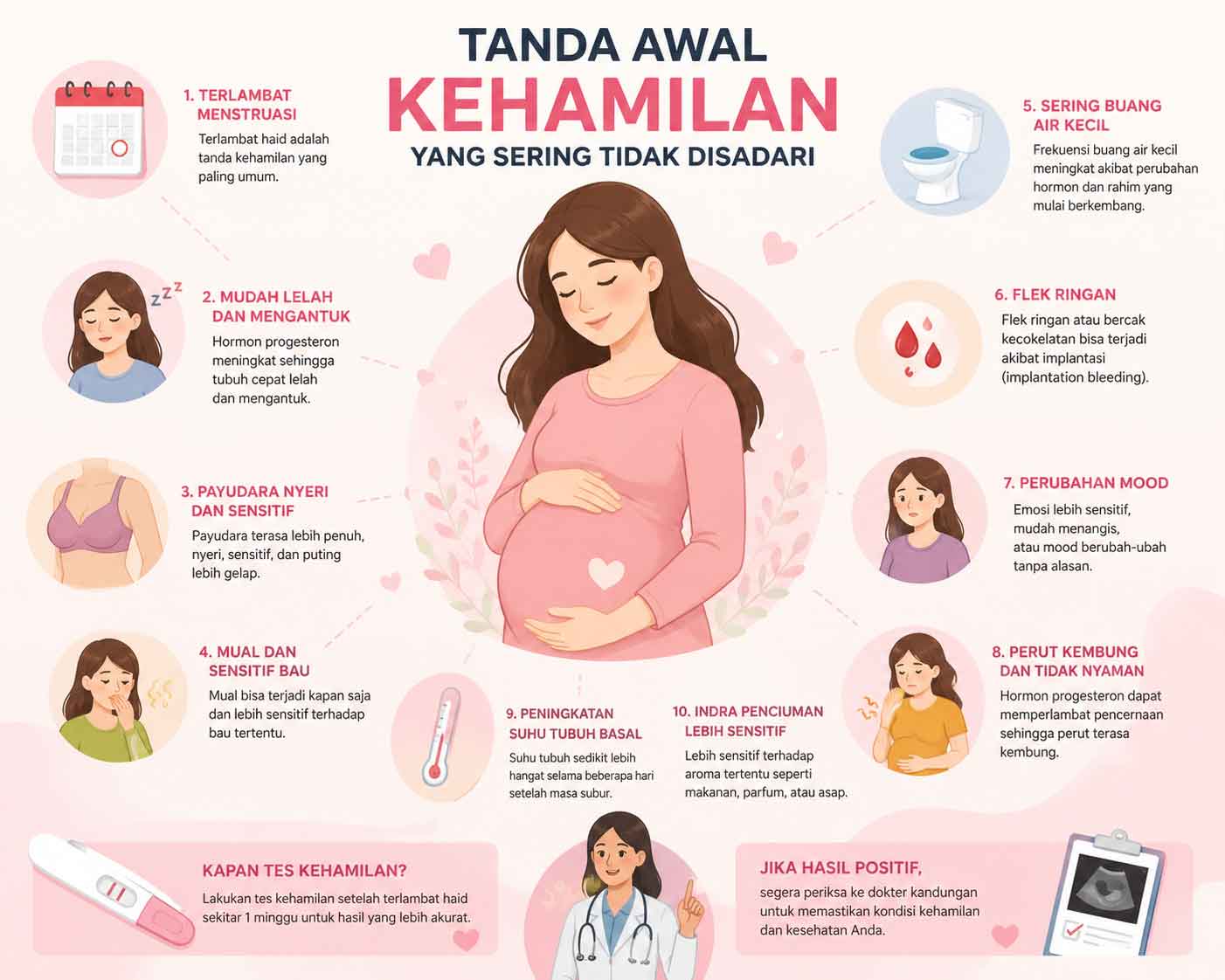 Tanda Awal Kehamilan yang Sering Tidak Disadari
